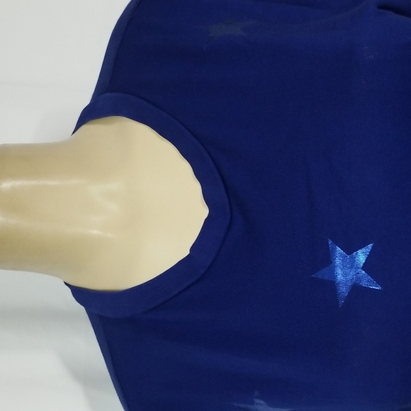 MICHAEL LAUREN  BURMANSTAR SHORT SLEEVE OVERSIZED  T-SHIRT DRESS - Picture 5 of 8